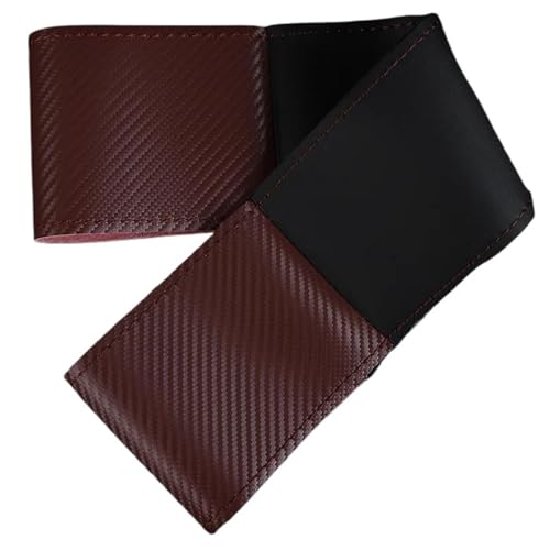 Auto Lenkradbezug Lenkradhülle Universal Typ 38cm Handgenäht Mit Nadel Und Faden Auto Lenkradabdeckung(Coffee) von ZBLNKZNGKA