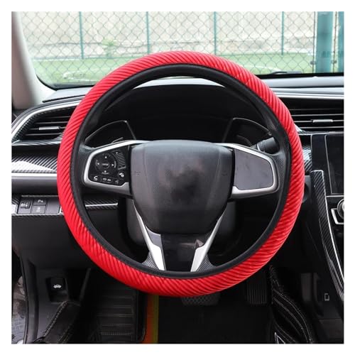 Auto-Lenkungsabdeckungen Universelle Verschleißfeste Lenkradschutzabdeckung Rutschfeste Innenlenkungsabdeckung Auto Lenkradabdeckung(Red) von ZBLNKZNGKA