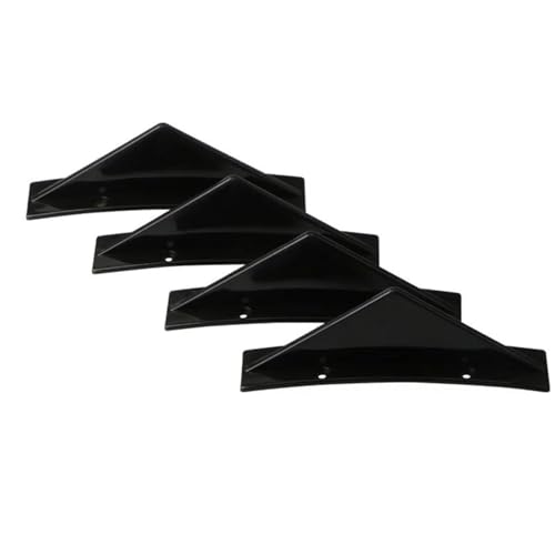 Auto Spoiler Universal Glossy Black Carbon Dekoration Auto-Styling Auto Heckschürze Spoiler Diffusor Splitter Gebogene Lippe Geändert Auto Heckspoiler Wing(Black Curved) von ZBLNKZNGKA