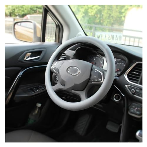 Auto Universal Lenkrad Abdeckung Elastische Handschuh Abdeckung Weiche Multi Farbe Auto Dekoration Abdeckungen Zubehör Auto Lenkradabdeckung(Grey) von ZBLNKZNGKA