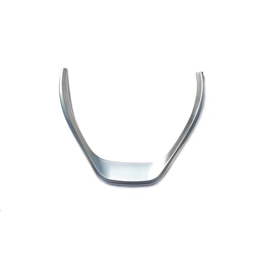 Für 3 Serie F30 F32 F34 2013-2015 Auto Carbon Fiber Texture Innen Lenkrad Panel Rahmen Abdeckung Trim Auto Lenkradabdeckung(Silver A) von ZBLNKZNGKA