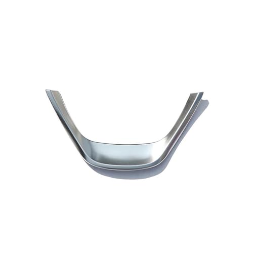 Für 3 Serie F30 F32 F34 2013-2015 Auto Carbon Fiber Texture Innen Lenkrad Panel Rahmen Abdeckung Trim Auto Lenkradabdeckung(Silver B) von ZBLNKZNGKA