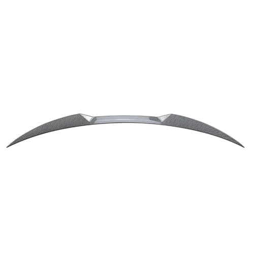 Für Alfa Für Romeo Für Giulia Limousine 2015-2023 Auto Heckklappe Dach Kofferraum Spoiler Schwanz Feste Flügel Dekoration Trim Auto Heckspoiler Wing(Carbon Look) von ZBLNKZNGKA