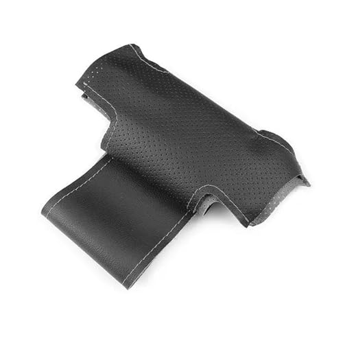 Für Benz Für C GL G M Klasse W204 W463 Für X166 W166 Auto Lenkrad Abdeckung Perforierte Mikrofaser Leder Trim Auto Lenkradabdeckung(Black-gray line) von ZBLNKZNGKA