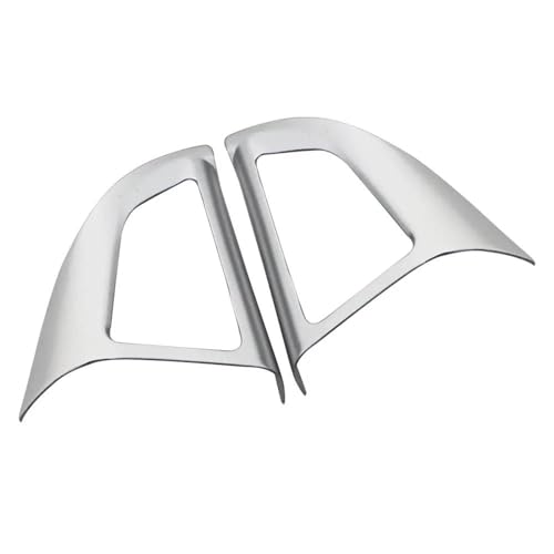 Für Chevy Für Cruze Limousine Fließheck 2009 2010 2011-2015 Für Trax Zubehör Auto Lenkrad Panel Abdeckung Dekoration Auto Lenkradabdeckung(2 hole matte silver) von ZBLNKZNGKA
