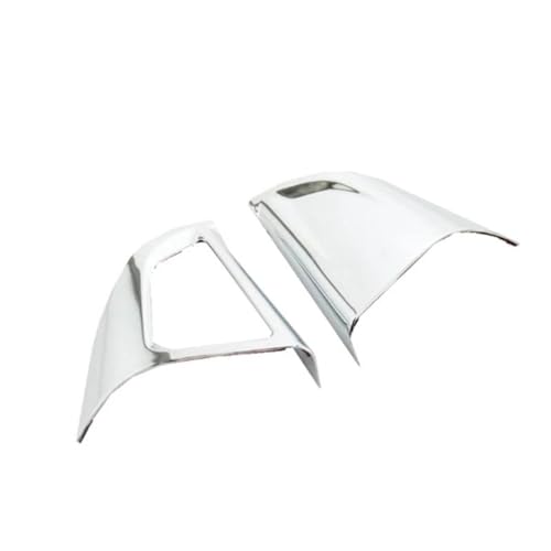 Für Chevy Für Cruze Limousine Fließheck 2009-2015 Für Trax Zubehör Auto Lenkrad Schutzhülle Trim Aufkleber Auto Lenkradabdeckung(1 hole chrome silver) von ZBLNKZNGKA