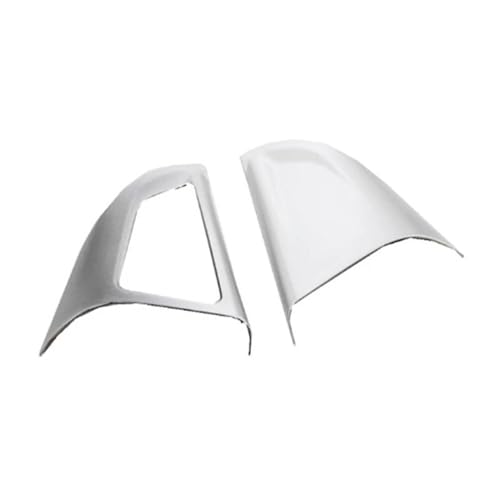 Für Chevy Für Cruze Limousine Fließheck 2009-2015 Für Trax Zubehör Auto Lenkrad Schutzhülle Trim Aufkleber Auto Lenkradabdeckung(1 hole silver) von ZBLNKZNGKA