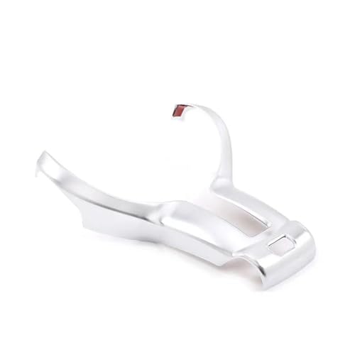 Für F06 F12 F13 F10 F20 F22 F30 Für X5 Für X6 Carbon Texture Innen Lenkrad Abdeckung Rahmen Schutz Trim Auto Lenkradabdeckung(Silver) von ZBLNKZNGKA