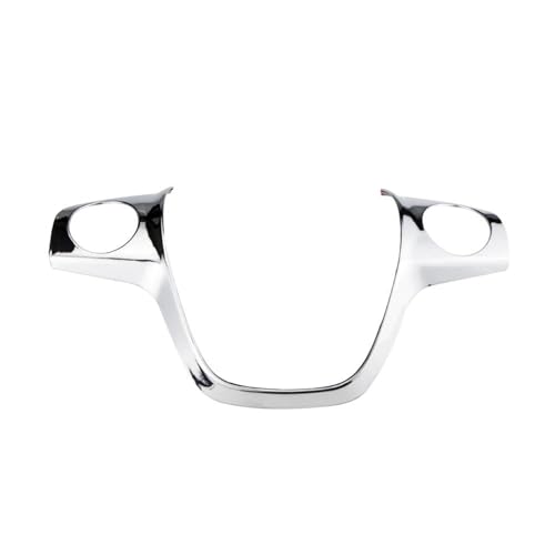 Für Ford Für Focus 3 MK3 Limousine Fließheck 2012 2013 2014 Zubehör Auto Lenkrad Panel Trim Abdeckung Dekoration Auto Lenkradabdeckung(1Pc silver) von ZBLNKZNGKA