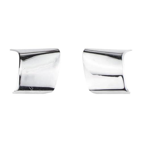 Für Ford Für Focus 3 MK3 Limousine Fließheck 2012 2013 2014 Zubehör Auto Lenkrad Panel Trim Abdeckung Dekoration Auto Lenkradabdeckung(2Pcs silver) von ZBLNKZNGKA