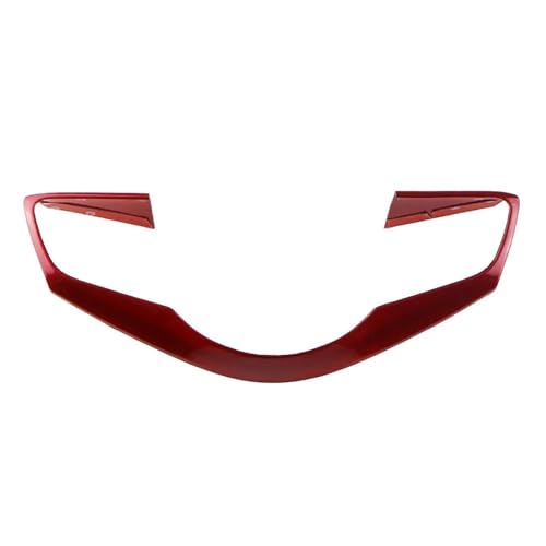 Für Kia Für Forte K3 2019 2020 2021 Innen Zubehör ABS Auto Lenkrad Tasten Panel Schutz Abdeckung Trim Aufkleber Auto Lenkradabdeckung(A red) von ZBLNKZNGKA