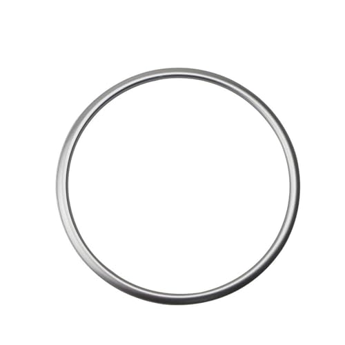Für Kia Für KX Für Kreuz Für K2 2014 2015 2016-2019 Zubehör Auto Inneren Lenkrad Ring Center Kreis Abdeckung Trim Auto Lenkradabdeckung(Matte silver) von ZBLNKZNGKA