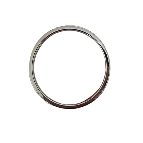 Für Mazda 3 6 Für CX3 Für CX-5 Für CX8 Für CX 9 Zubehör Auto Lenkrad Trim Kreis Pailletten Abdeckung Aufkleber Auto Lenkradabdeckung(Chorme Bright silver) von ZBLNKZNGKA
