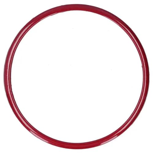 Für Mazda 3 Für Axela 2020 Auto Innen Trim Lenkrad Panel Abdeckung Trim Pailletten Kreis Aufkleber Auto Lenkradabdeckung(Red) von ZBLNKZNGKA