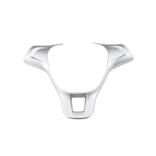 Für VW Für Golf 7 Für GTI MK7 Für Polo 2014-15 Für MK6 Auto Innen Lenkrad Abdeckung Trim Aufkleber Zubehör Auto Lenkradabdeckung(Silver) von ZBLNKZNGKA