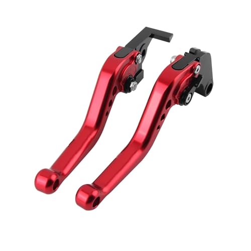Hebel Bremsgriff Motorrad Für Hypermotard Für 821 Für SP 2013 2014 2015 Motorradzubehör Kurze Bremskupplungshebelgriffe Kupplung Bremshebel Motorrad(Red) von ZBLNKZNGKA