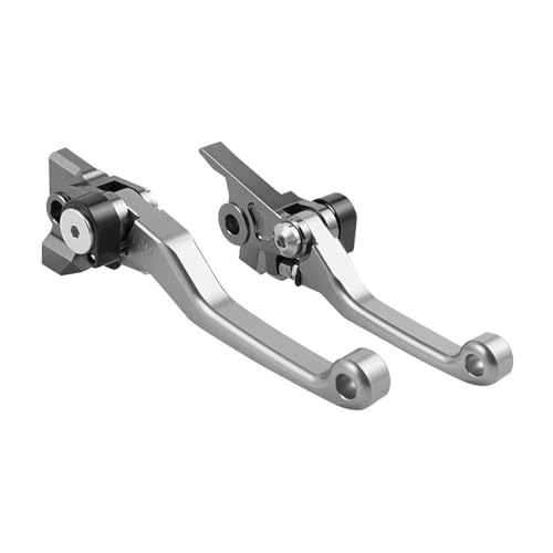 Hebel Bremsgriff Motorrad Für KX250 Für KXF250 Für KX85 Für KX100 Für KX 65 85 100 125 250 250F 500 Für KX125 2000-2005 Bremskupplungshebelgriff Kupplung Bremshebel Motorrad(Silver) von ZBLNKZNGKA