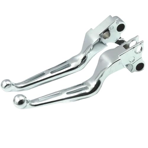 Hebel Bremsgriff Motorrad Für Sportster Für Eisen 883 Für XL Für XL883 1200 Für XL1200 Für XR1200 N Für Custom 2004-2013 Bremse Kupplung Hebel Kupplung Bremshebel Motorrad(Silver) von ZBLNKZNGKA