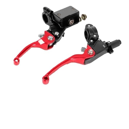 Hebel Bremsgriff Motorrad Für XMAX 125 Für 250 300 Motorrad Bremskupplungshebel Griff Kupplung Bremshebel Motorrad(Red) von ZBLNKZNGKA
