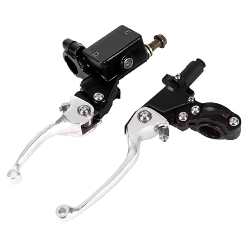 Hebel Bremsgriff Motorrad Für XMAX 125 Für 250 300 Motorrad Bremskupplungshebel Griff Kupplung Bremshebel Motorrad(Silver) von ZBLNKZNGKA