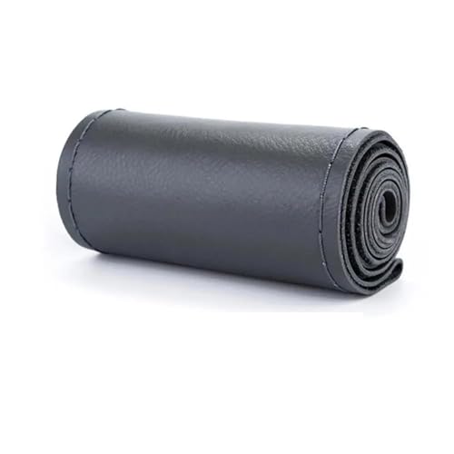 Mikrofaser-Leder-Auto-Lenkradbezug Universelle Rutschfeste Lenkradhülle 36 Cm 38 Cm 40 Cm Auto Lenkradabdeckung(Grey 36CM) von ZBLNKZNGKA