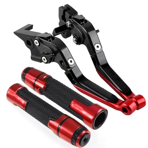 ZBLNKZNGKA Hebel Bremsgriff Motorrad Für ADV150 Für ADV 150 2019 2020 7/8'' 22mm Motorrad Bremse Kupplung Hebel Lenker Grip Griff Handgriffe Zubehör Kupplung Bremshebel Motorrad(BlackRed) von ZBLNKZNGKA