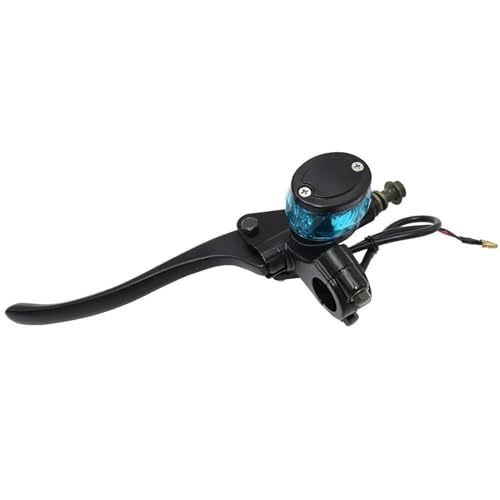 ZBLNKZNGKA Hebel Bremsgriff Motorrad Universal 22mm Motorrad Hydraulische Kupplung Bremsgriff Hebel 14mm Kolben Größe Vorne Pumpe Für Ducati Kupplung Bremshebel Motorrad(Black Left) von ZBLNKZNGKA