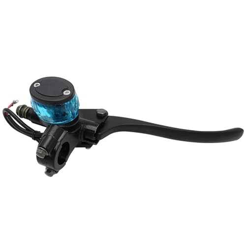 ZBLNKZNGKA Hebel Bremsgriff Motorrad Universal 22mm Motorrad Hydraulische Kupplung Bremsgriff Hebel 14mm Kolben Größe Vorne Pumpe Für Ducati Kupplung Bremshebel Motorrad(Black Right) von ZBLNKZNGKA