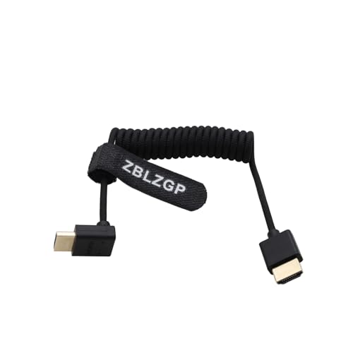 ZBLZGP 8K HDMI 2.1 Kabel vergoldet 48Gbps für Atomos Ninja V+ 8K Proxy Aufnahme Down Bogen HDMI-HDMI ZBLZGP 8K HDMI 2.1 Kabel vergoldet 48Gbps für Atomos Ninja V+ 8K Proxy Aufnahme Down Bogen HDMI-HDMI von ZBLZGP