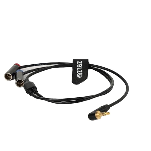 ZBLZGP Audiokabel Low-Profile TA3M Mini XLR 3-poliger Stecker auf 3,5 mm-TRS Y-Kabel für 6K Pro Kameras Canon EOS C70 RØDE Wireless GO II Dual Channel Wireless Ausgang ZBLZGP Audiokabel Low-Profile TA3M Mini XLR 3-poliger Stecker auf 3,5 mm-TRS Y-Kabel für 6K Pro Kameras Canon EOS C70 RØDE Wireless GO II Dual Channel Wireless Ausgang von ZBLZGP