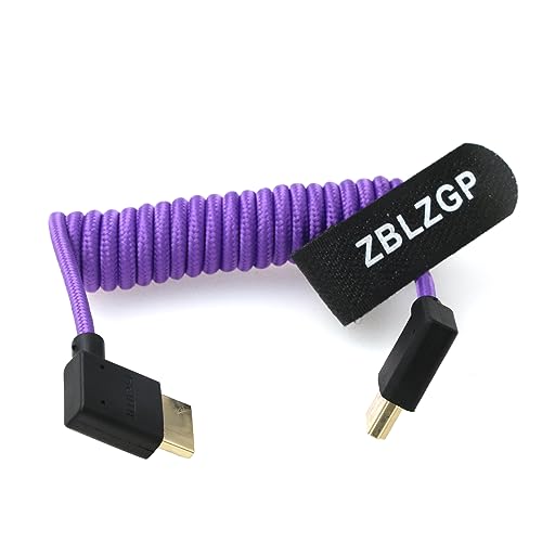 ZBLZGP Flaches 8K HDMI Kabel Platzsparend für Olympus OM-D E-M1 Mark III Kamera, Sony A5100 Kamera, Wandmontierte 8K Monitore Links und Rechts gebogen HDMI Typ A ZBLZGP Flaches 8K HDMI Kabel Platzsparend für Olympus OM-D E-M1 Mark III Kamera, Sony A5100 Kamera, Wandmontierte 8K Monitore Links und Rechts gebogen HDMI Typ A von ZBLZGP