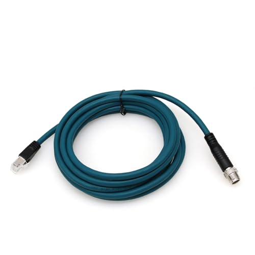 ZBLZGP M12 8 Positionen X-Code Stecker auf RJ45 Cat6a Ethernet geschirmtes Kabel für Cognex Industriekamera (3M) von ZBLZGP