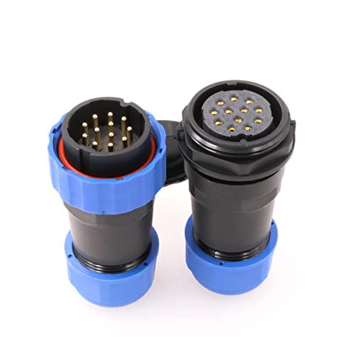 ZBLZGP SD28 12 Pin In Line Kabel Männlich Weiblich Stecker Buchse Wasserdicht IP68 Luftfahrt 28MM Stecker Rund Elektrisch Automobil Kunststoff Stromstecker ZBLZGP SD28 12 Pin In Line Kabel Männlich Weiblich Stecker Buchse Wasserdicht IP68 Luftfahrt 28MM Stecker Rund Elektrisch Automobil Kunststoff Stromstecker von ZBLZGP