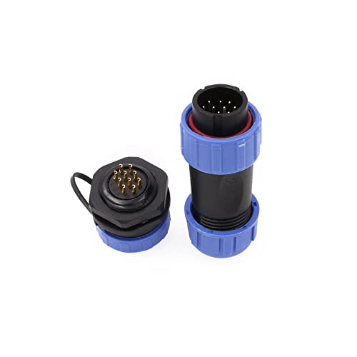 ZBLZGP SP21 10 Pin Panel Mount Connector Power 5A Industrial Waterproof Aviation Cable Connector for LED Solar ZBLZGP SP21 10 Pin Panel Mount Connector Power 5A Industrial Waterproof Aviation Cable Connector for LED Solar von ZBLZGP
