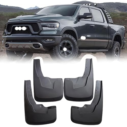 ZBMDTHEF 4 Stück Auto Schmutzfänger Für Dodge RAM 2019 2020 2021 2022 2023, Vorne Und Hinten Schmutzfänger Vollschutz Set Verschleißfest Spritzschutz Styling Zubehör ZBMDTHEF 4 Stück Auto Schmutzfänger Für Dodge RAM 2019 2020 2021 2022 2023, Vorne Und Hinten Schmutzfänger Vollschutz Set Verschleißfest Spritzschutz Styling Zubehör von ZBMDTHEF