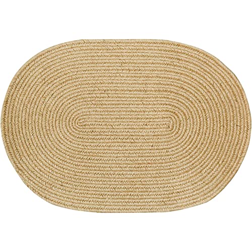 Ovale Jute-teppich-fußmatte, Natürlicher, Handgewebter, Doppelseitiger, Großer Gewebter Teppich Im Böhmischen Stil, Geeignet Für Die Dekoration Zu Hause, In Der Küche Und Im Wohnzimmer(45x65cm(18x26in Ovale Jute-teppich-fußmatte, Natürlicher, Handgewebter, Doppelseitiger, Großer Gewebter Teppich Im Böhmischen Stil, Geeignet Für Die Dekoration Zu Hause, In Der Küche Und Im Wohnzimmer(45x65cm(18x26in von ZbOLi