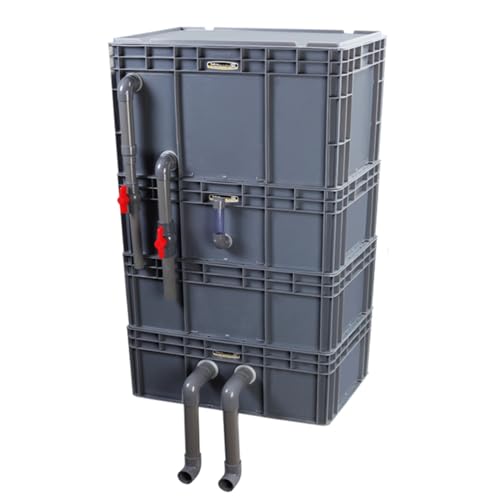 Aquariumfilter Wasserumwälzbox, Aquariumfilter, 4-stufiger externer Wasserkreislauf-Filterkasten, mehrere Größen, keine Pumpe, keine Medien(23.62x15.75x38.98in/60x40x99CM) von ZBORAVPIX