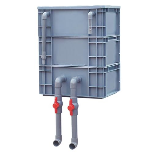 Aquariumfilter Wasserumwälzbox, DIY Externe Aquarium Filter Box for Fisch Tank Und Teich Wasser Zirkulation Mehrere Größen(15.75x11.81x19.69in/40x30x50CM) von ZBORAVPIX