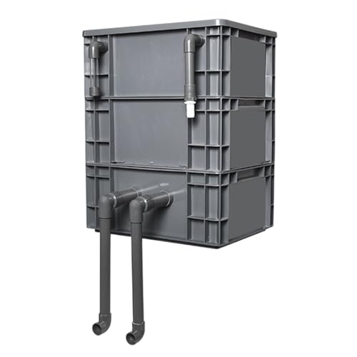 Aquariumfilter Wasserumwälzbox, Externe Aquarium Teich Filter Box 2/3 Ebenen Wasser Zyklus DIY Mehrere Größen(15.75x11.81x20.08in/40x30x51CM) von ZBORAVPIX