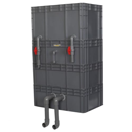 Aquariumfilter Wasserumwälzbox, Externer Filterkasten for Aquarien, 3–4 Ebenen, mehrfarbig, mehrere Größen, kein Filtermedium(Red,23.62x15.75x38.98in/60x40x99CM) von ZBORAVPIX