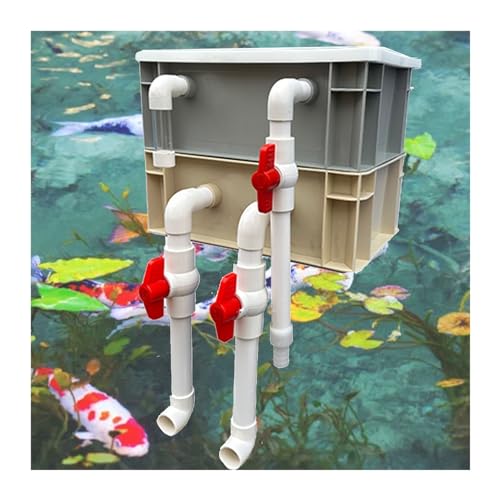 Aquariumfilter Wasserumwälzbox, Externer Umsatzkasten-Aquariumfilter-Fischtank-Teich 2/3-stufig, mehrere Größen, keine Pumpenmedien(11.81x7.87x9.06in/30x20x23CM) von ZBORAVPIX