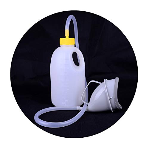 Bettpfanne Flasche Urinale Kammer, Reisebetturinal for Männer mit 1,6 m Schlauch, 1700 ml, Weiß und Gelb Bettpfanne Flasche Urinale Kammer, Reisebetturinal for Männer mit 1,6 m Schlauch, 1700 ml, Weiß und Gelb von ZBORAVPIX