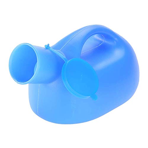 Bettpfanne Flasche Urinale Kammer, Tragbare Reise-Urinflasche 2000 ml Kunststoff Blau von ZBORAVPIX