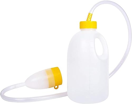 Bettpfanne Flasche Urinale Kammer, Urinal for Männer mit Schlauch, 1700 ml, Gelb Bettpfanne Flasche Urinale Kammer, Urinal for Männer mit Schlauch, 1700 ml, Gelb von ZBORAVPIX