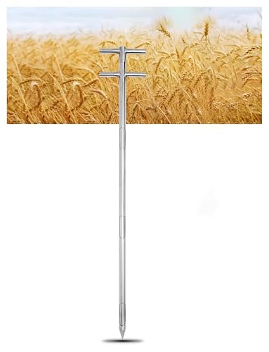 Boden-Korn-Probenehmer, Edelstahl-Probenehmer mit 3 Schlitzen for Getreide, Pulver, Zement, Dünger, mehrere Größen(1.2'',L39.3'') von ZBORAVPIX