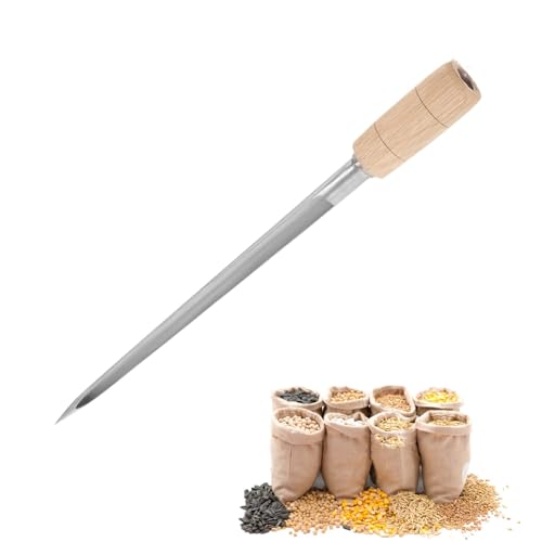 Boden-Korn-Probenehmer, Probenehmer for Maserung und Pulver aus Edelstahl und Holz, mehrere Größen(11.8in) von ZBORAVPIX