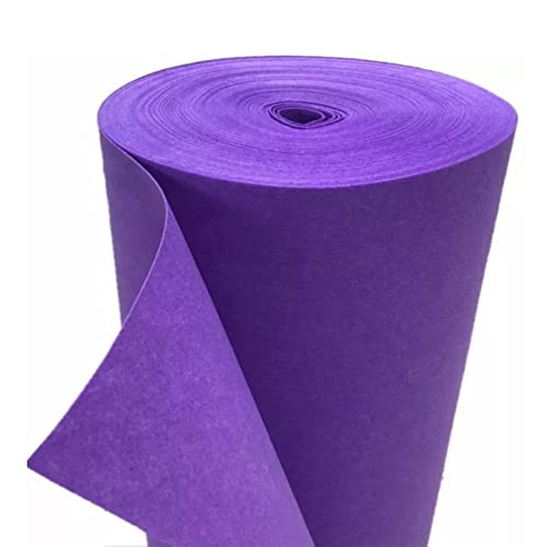 Boden Läufer Teppich， Hochzeits-Gang-Läufer-Teppich-purpurrotes Polyester 2mm Stärke-mehrere Größen(1.5x20m) von ZBORAVPIX