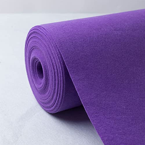 Boden Läufer Teppich， Hochzeitsgangläufer Teppich Lila Mehrere Größen(1.2x25m) von ZBORAVPIX