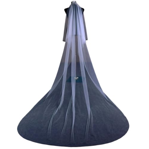 Braut Hochzeit Spitze Schleier, Brautschleier aus Blumentüll, weiß, mehrere Größen(White,200cm) von ZBORAVPIX