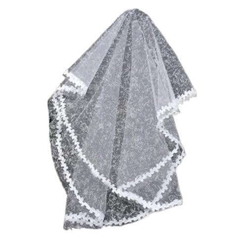 Braut Hochzeit Spitze Schleier, Einlagiger Brautschleier, mehrfarbig, for Damen und Mädchen Braut Hochzeit Spitze Schleier, Einlagiger Brautschleier, mehrfarbig, for Damen und Mädchen von ZBORAVPIX